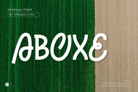 Aboxe: The Display Font That Brings Summer to Your Brand