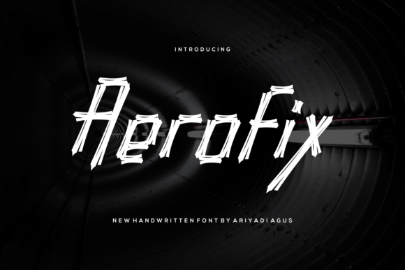 Aerofix: A Display Font That Elevates Handmade Creations