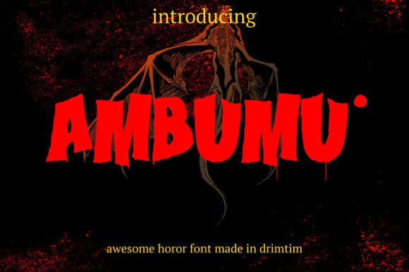 Ambumu Font for Edgy Campaign Designs