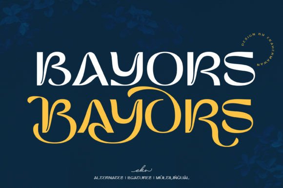 Bayors: A Display Font That Elevates Branding Projects