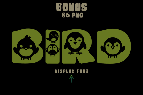 Bird Font for Captivating Editorial Designs