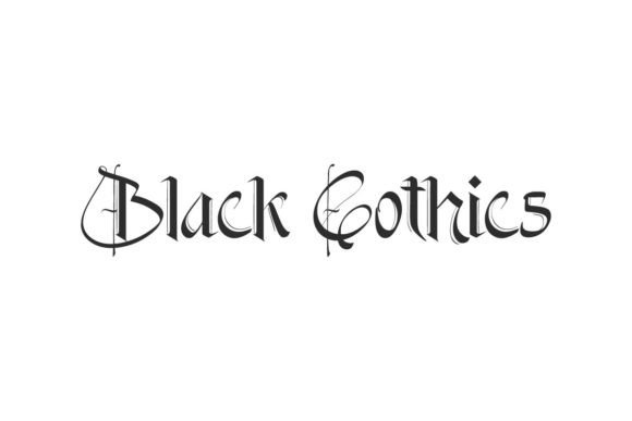 Black Gothics: A Display Font for Bold Editorial Statements