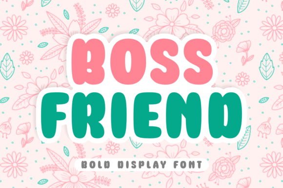 Boss Friend Display Font for Bold Visual Impact