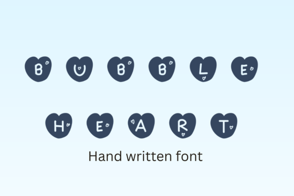 Bubble Heart Font: A Playful Display Font for Creative Projects