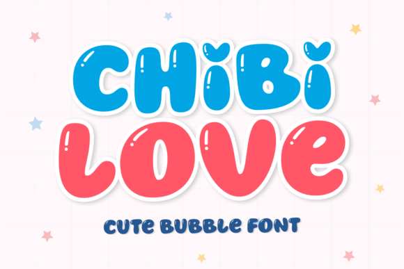 Chibi Love: A Playful Display Font for Creative Projects