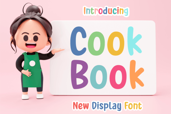 Cook Book Font for Editorial Design and Creative Projects