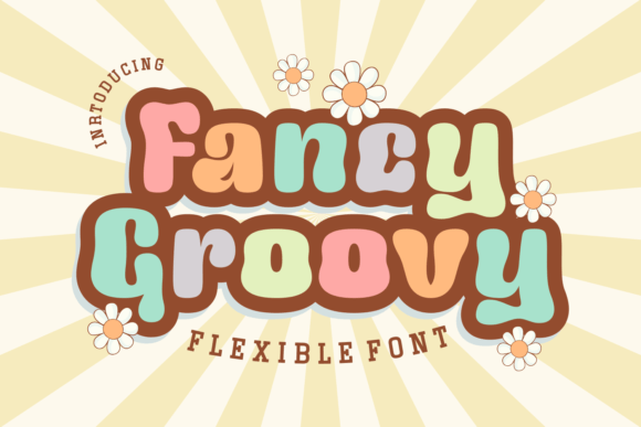 Fancy Groovy: A Groovy Display Font for Creative Makers