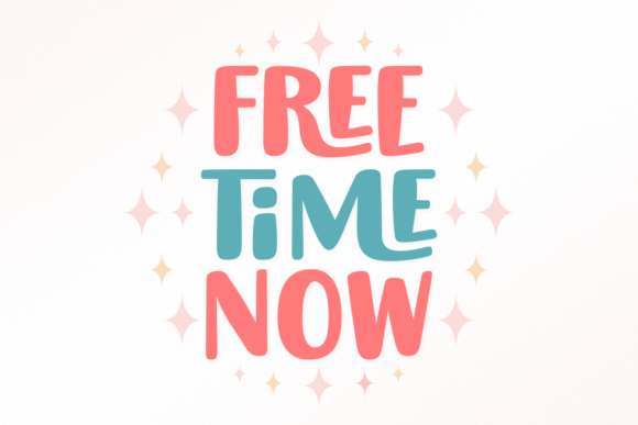 Free Time Now: A Playful Font for Polished Branding