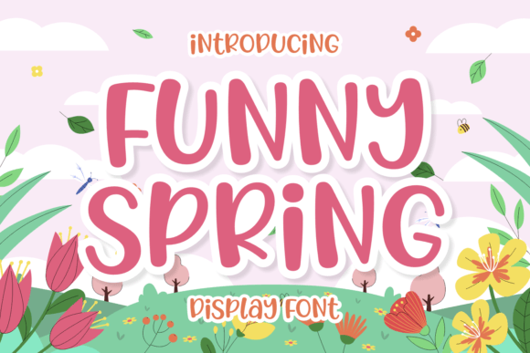 Funny Spring: A Playful Display Font for Bold Visual Statements