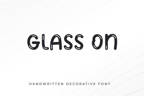 Glass On Font for Playful Web Design