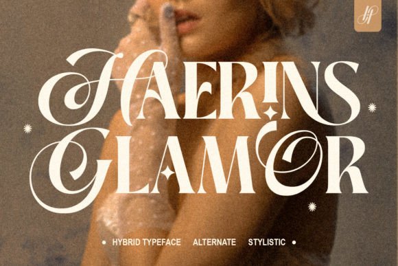 Haerins Glamor: A Display Font for Elegant Editorial Design