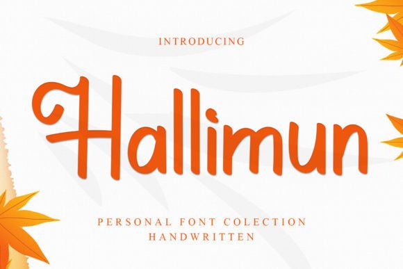 Hallimun: A Display Font for Elegant Branding and Creative Campaigns