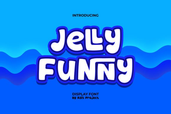 Jelly Funny Font for Cute and Fluffy Creative Projects