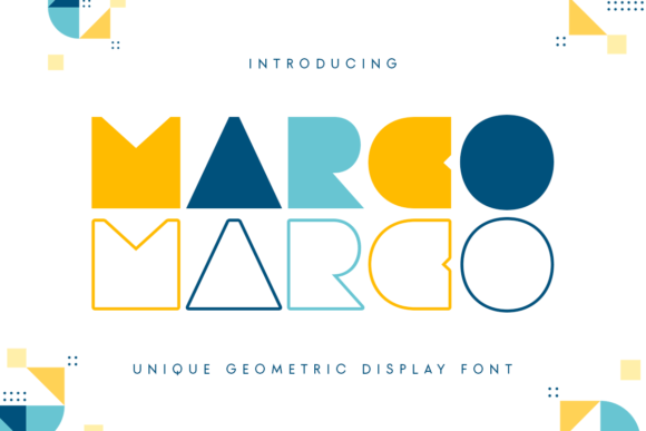 Marco: A Quirky Display Font for Web Design
