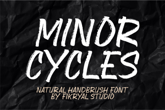 Minor Cycles – A Natural Display Font for Editorial Design