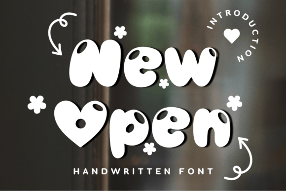 New Open: A Joyful Display Font for Creative Projects