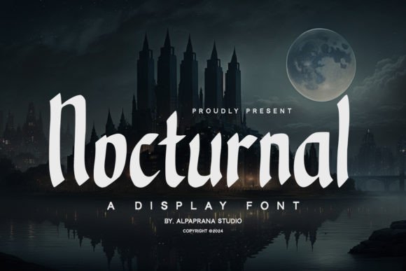 Nocturnal Display Font for Modern Branding