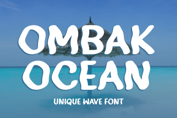 Ombak Ocean Display Font for Dynamic Campaigns