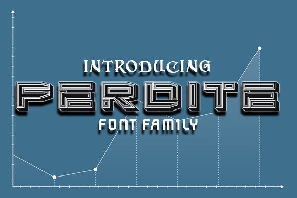 Perdite: A Stylish Font for Handmade Creations