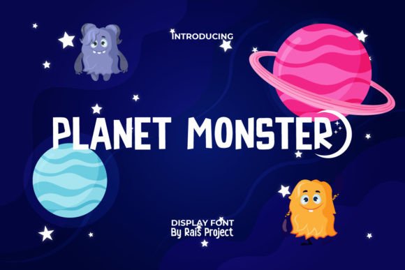 Planet Monster Font for Bold Digital Branding