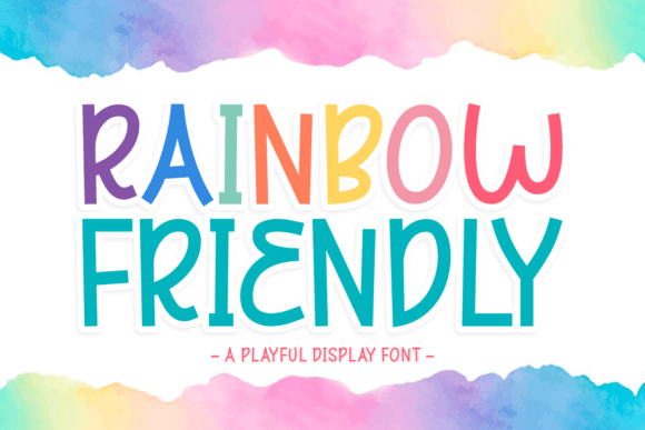 Rainbow Friendly Font for Vibrant Branding