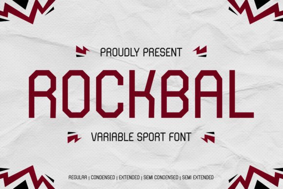 Rockbal: A Dynamic Font for Creative Makers and Handmade Brands