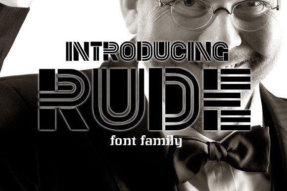 Rude Font for Bold and Stylish Design