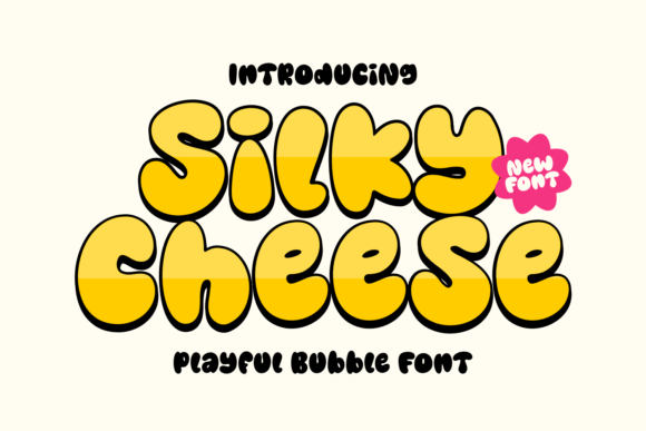 Silky Cheese Font for Joyful Branding and Creative Designs