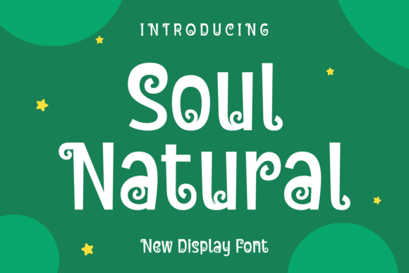 Soul Natural Font for Elegant Craft Projects