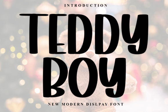 Teddyboy: A Festive Font for Handmade Creations