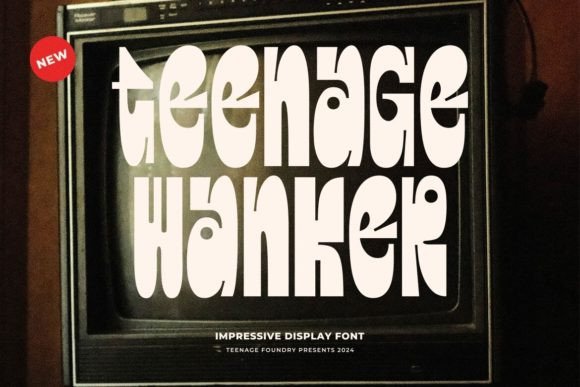 Teenage Wanker: A Retro-Infused Display Font for Bold Branding