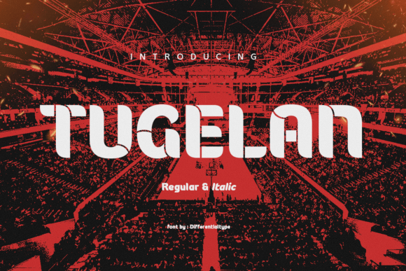 Tugelan: A Futuristic Display Font for Bold Branding