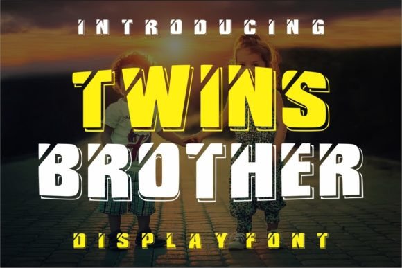 Twins Brother: A Bold Display Font for Creative Makers